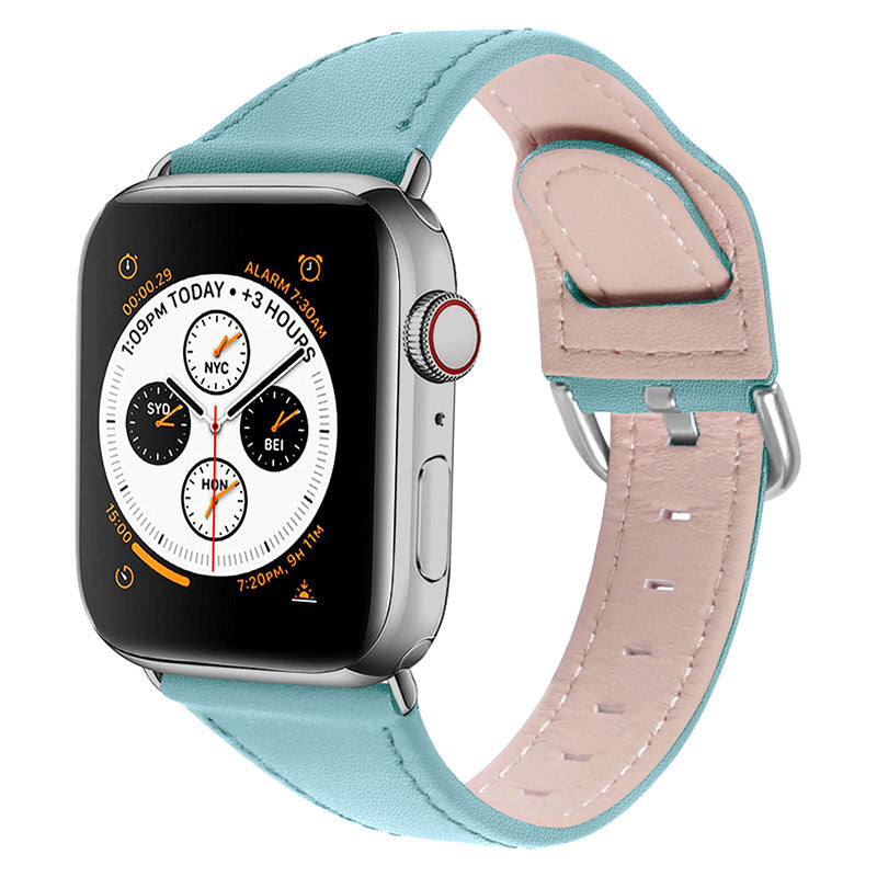 Durable Stylish Genuine Leather Watch Band Quick Release Strap Replacement for Apple Watch Ultra 2 49mm Series 9 45mm SE (2023) 44mm Ultra 49mm Series 8 45mm 7 45mm SE 44mm SE (2022) 44mm Series 6 5 4 44mm Series 1 2 3 42mm Durable Stylish Genuine Leather Watch Band Quick Release Strap Replacement for Apple Watch Ultra 2 49mm Series 9 45mm SE (2023) 44mm Ultra 49mm Series 8 45mm 7 45mm SE 44mm SE (2022) 44mm Series 6 5 4 44mm Series 1 2 3 42mm